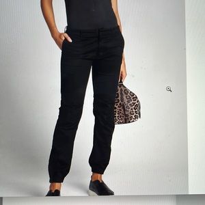 NWT! Nili Lotan Cropped French Military Pant in Black. SOLD OUT in Black on site